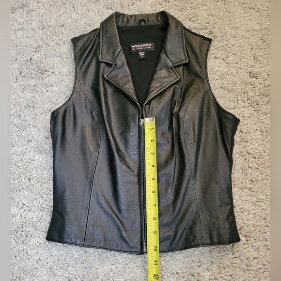 Wilson Leathers Womens Front Zip Leather Vest - Picture 9 of 9